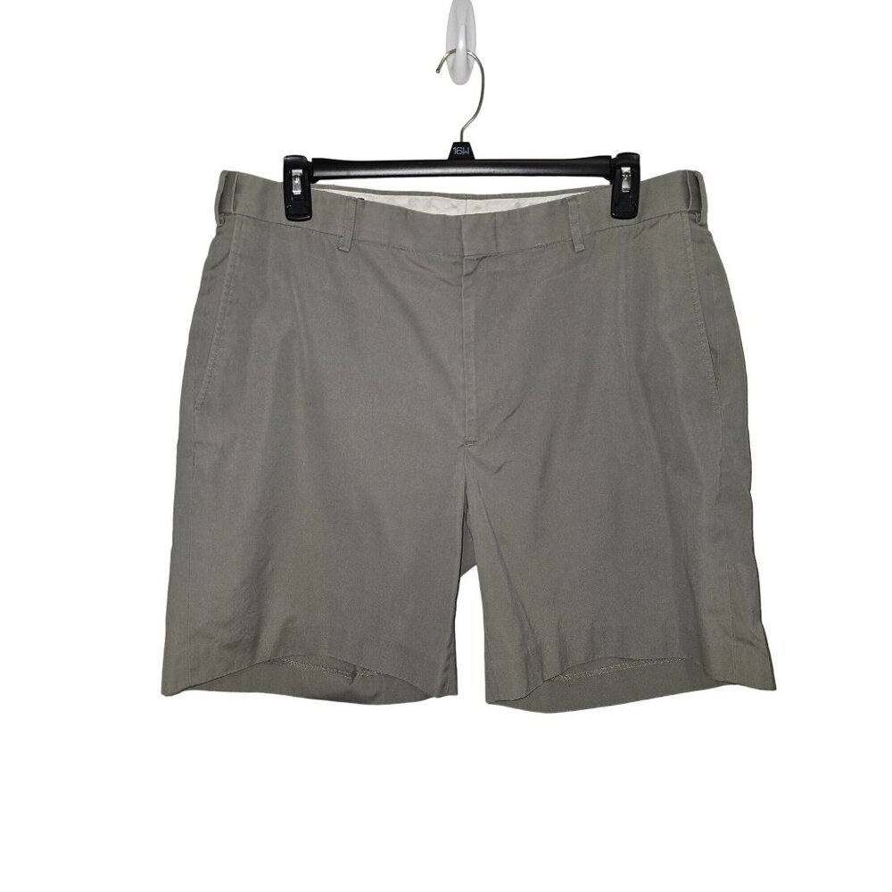 Orvis Men's Khaki‎ Shorts Size 40 Cotton & Polyester Blend Casual Wear
